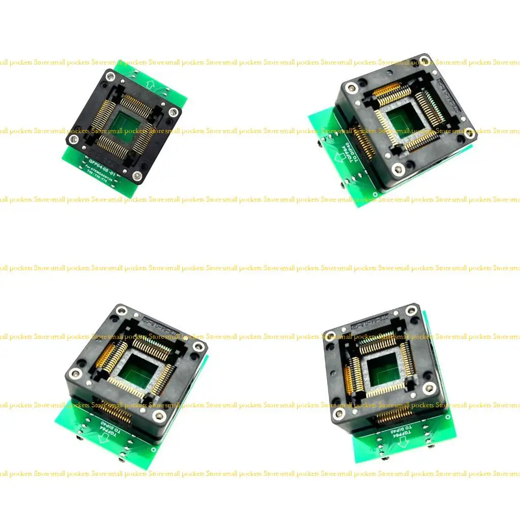 

Надежный механизм блокировки R1WD Разъем для программирования TQFP64-08 обеспечивает стабильное размещение чипа