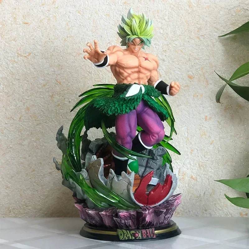 30cm Dragon Ball Anime Figure Paragraph 11 Broli Statue Model Collectible Doll Pvc Action Figurine Desktop Ornamnent Toys Gift