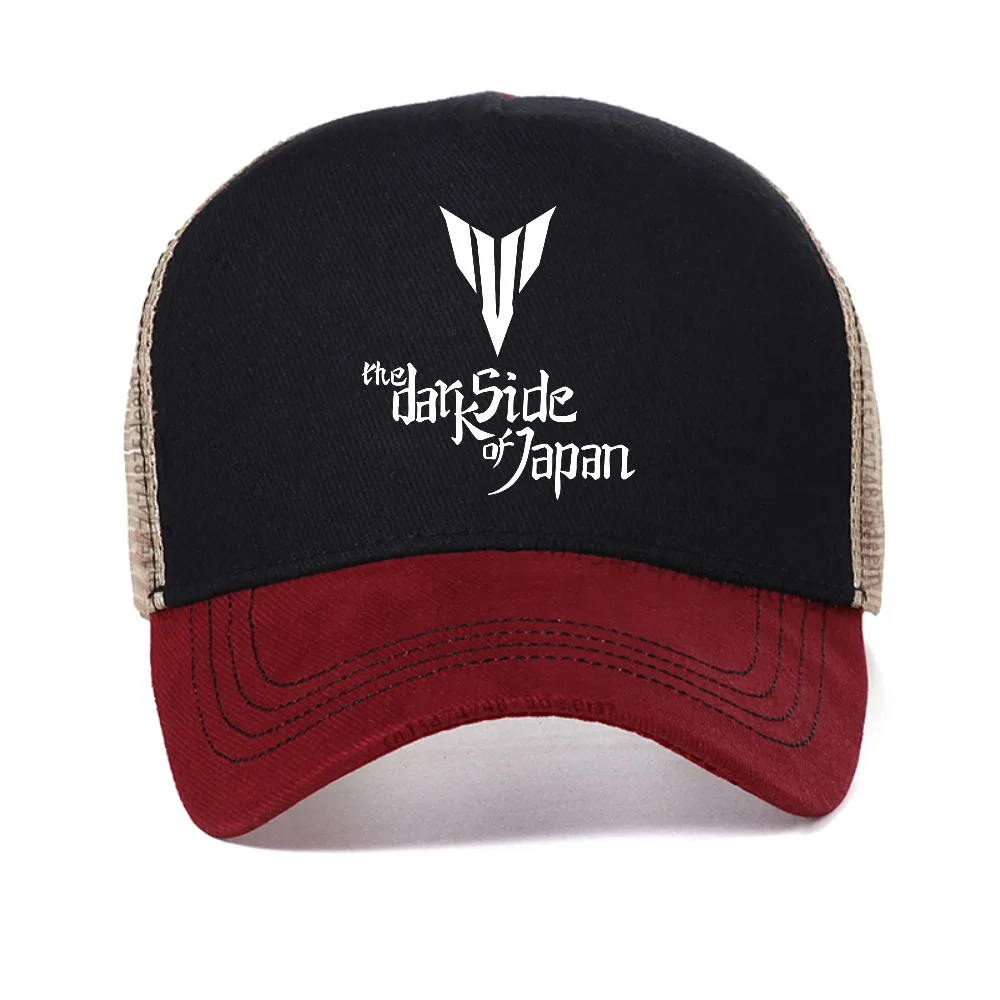 

Mt The Dark Side Of Japan mesh Baseball Cap Fashion cool Japan Darkside Dark Side Motorcycle Motorbike hats adjustable sun hat