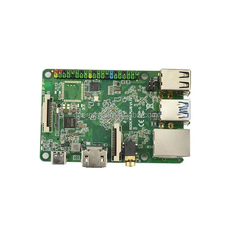 Rock Pi 4A+ 4GB RAM 128GB eMMC Rockchip OP1 64bit Hexa Core Electronic Modules 4G LPDDR4 128G On Board ROCK 4 Model A Plus A+