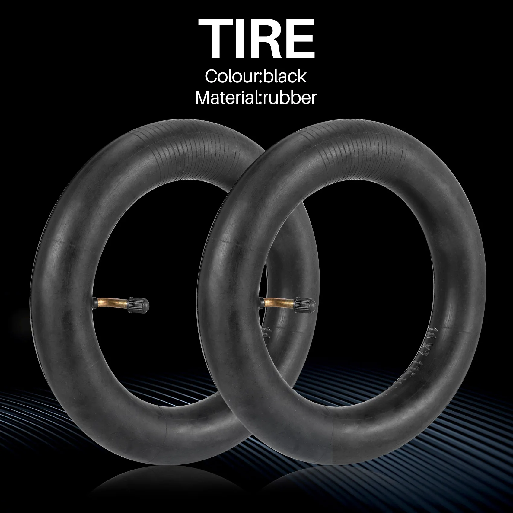 A27F-2 Pneu com câmara de ar 10X2.125 para scooter, pneu para hoverboard de 10 polegadas, scooter elétrica inteligente F1 A8 de 2 rodas
