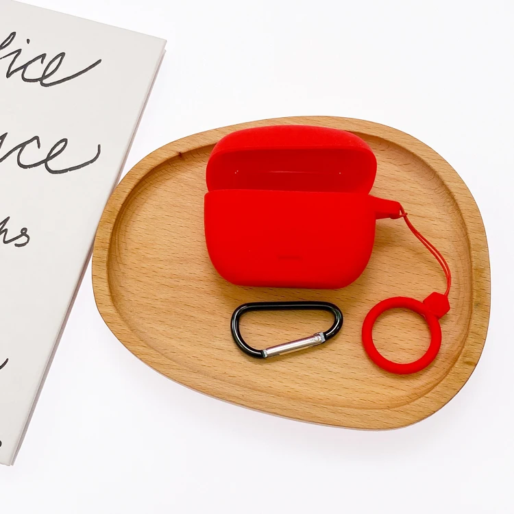 Capa de silicone para jbl tune 215 tws capa com anel anti-queda à prova de choque fone de ouvido proteger caso caixa de fone de ouvido acessórios capa