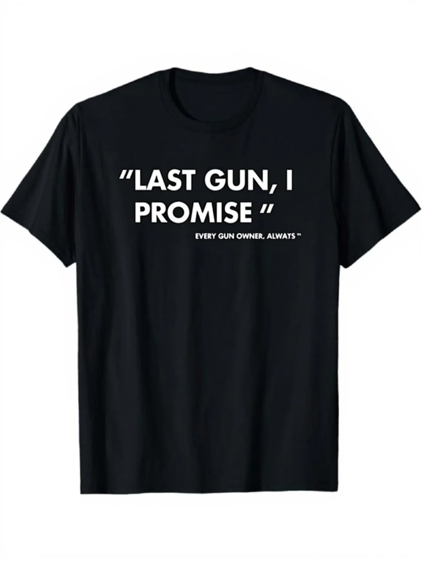 Camiseta con eslogan de derechos de armas divertidas para hombre Top Pick Local - "I Promise"
