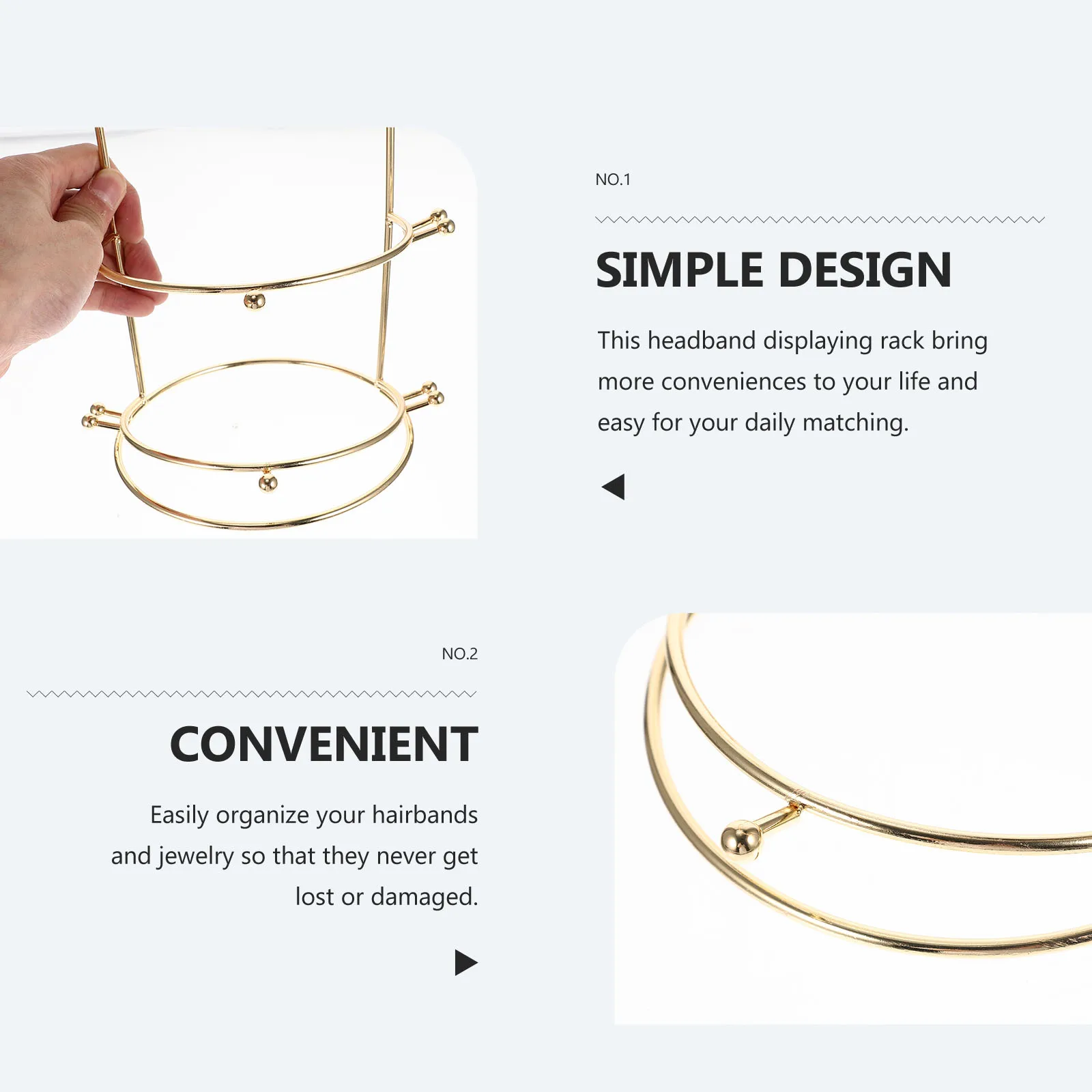 

Crown Display Bridal Headpiece ganizer Display Rack For Home Home Decor Hair Hoop Jewelry Storage Headpiece Rack Solution