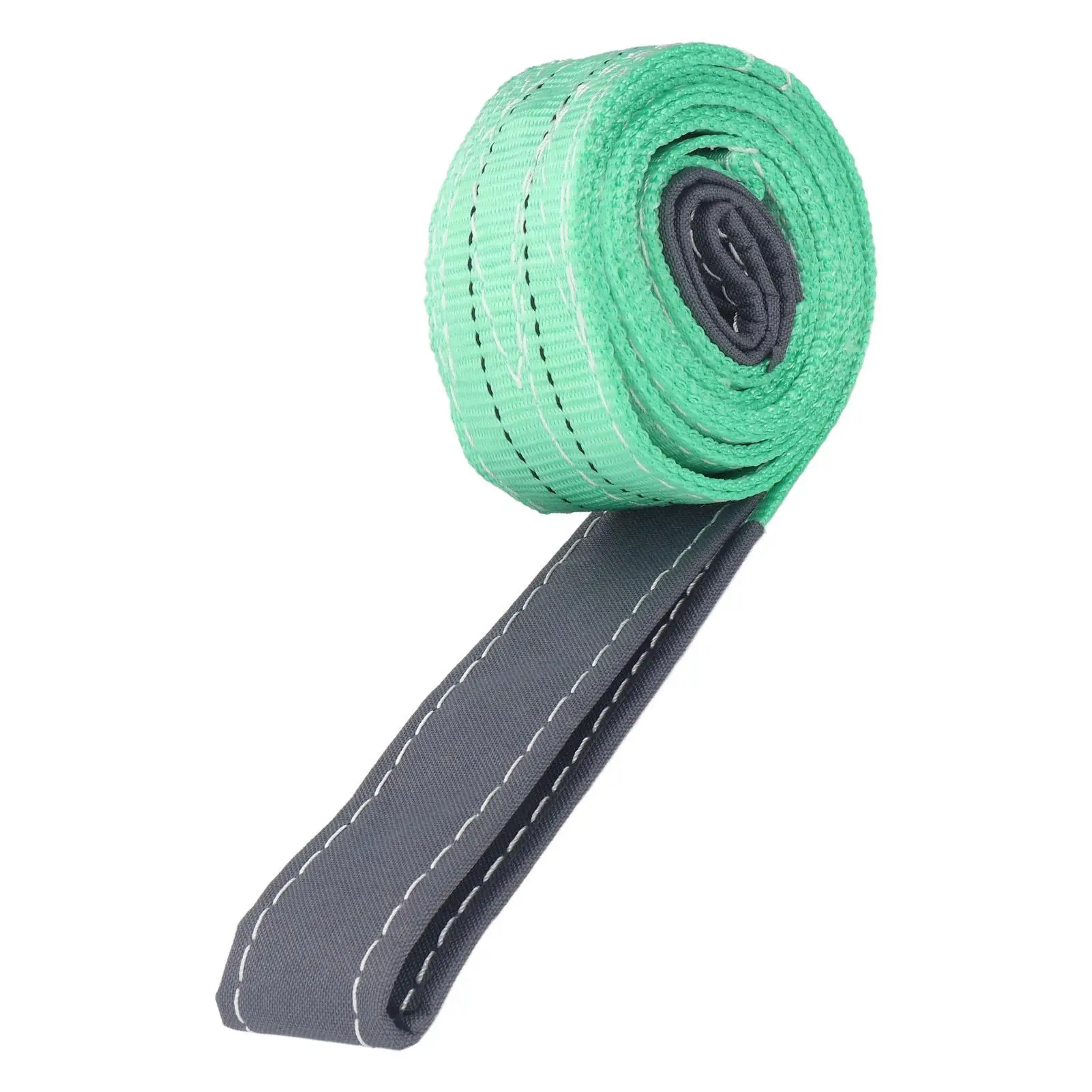 Heavy Duty Double Eye Lifting Strap Crane Hoisting Rope 2T Load Capacity Wear Resistant High Strength Multi Layer Weaving