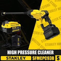 STANLEY SFMCPC93B Kit High Pressure Cleaner Rechargeable 20v Cleaning Pressure Car Wash Machine Car Wash With Battery Charger