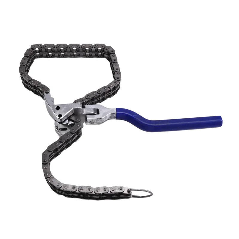 

Auto Handle Tools Chain Type Oil Filter Wrench Spanner Long Handle Car Auto Repairing Tool Oil Filter Spanner Ergonomic-Boom