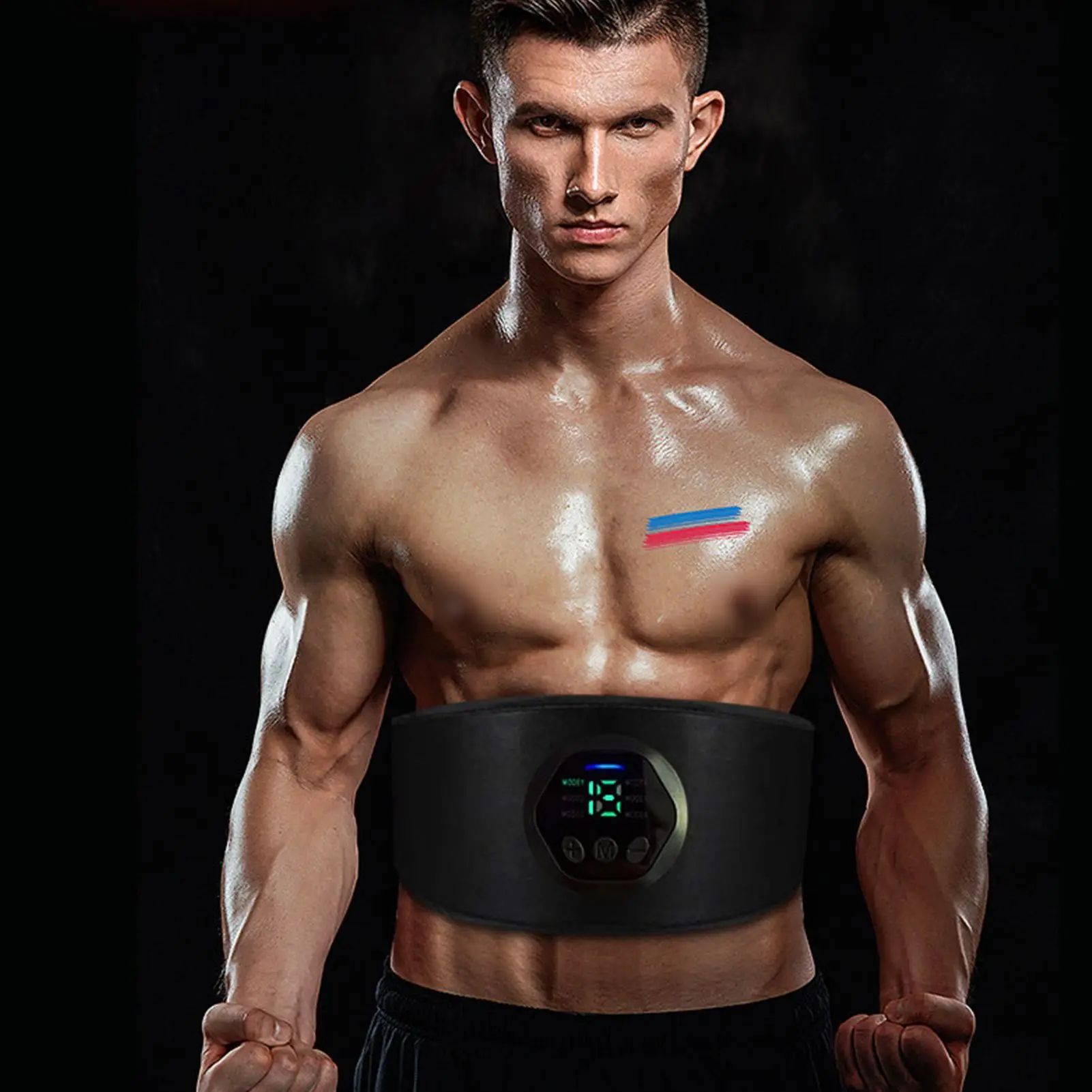 Belly Massager To Remove Fat Rechargeable Belly Massager 6 Massage Modes Smart Muscle Trainer 18 Intensity Settings For Slimming