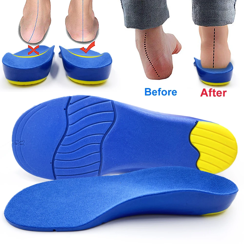 Kids Children Orthotics Insoles Correction Foot Care For Kid Flat Foot Arch Support Orthopedic Insole Soles Sport Shoes Pads