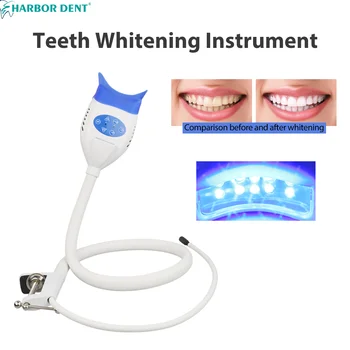 Blue color teeth whitening lamp with 10 beads Led light accelerator portable teeth whitening machine dentistry equipment