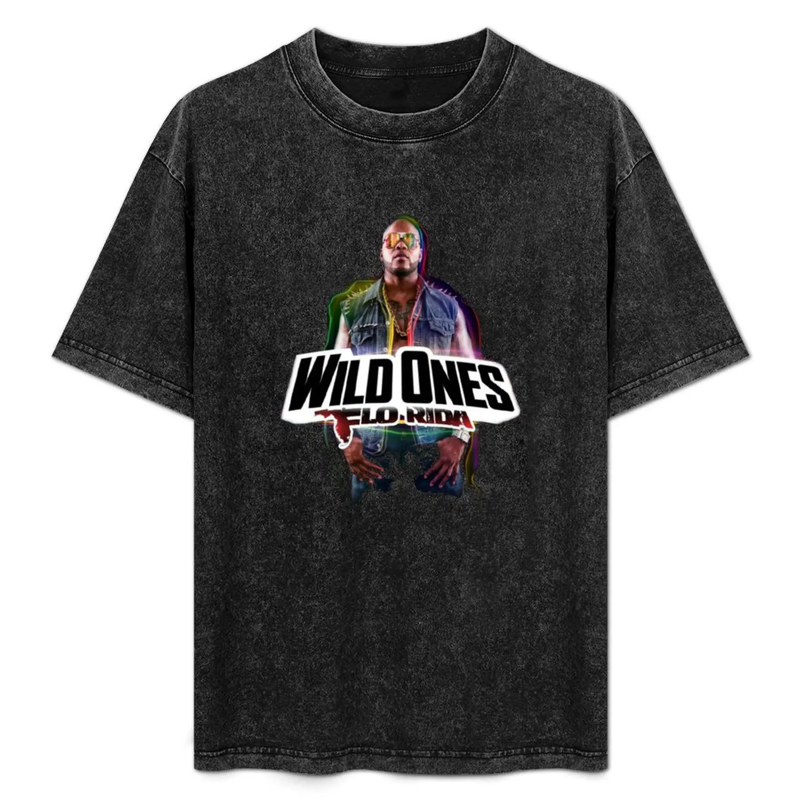 

Flo Rida Flo Rida Flo Rida T-Shirt Plus Size Workout Short Sleeve Top