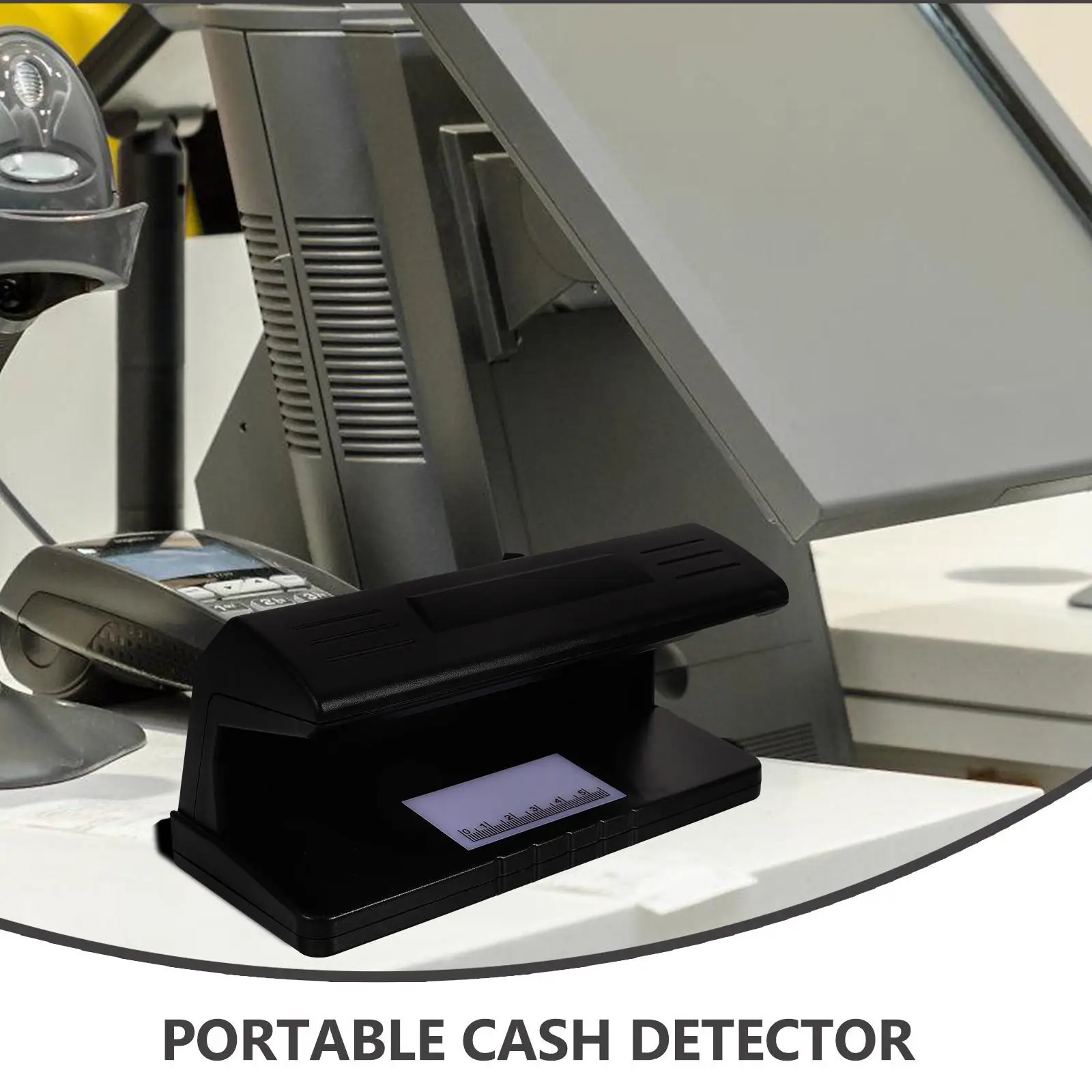 Emergency Counterfeit Rechargeable Tin Challenge Small Cash Detector Portable Currency Without Travel