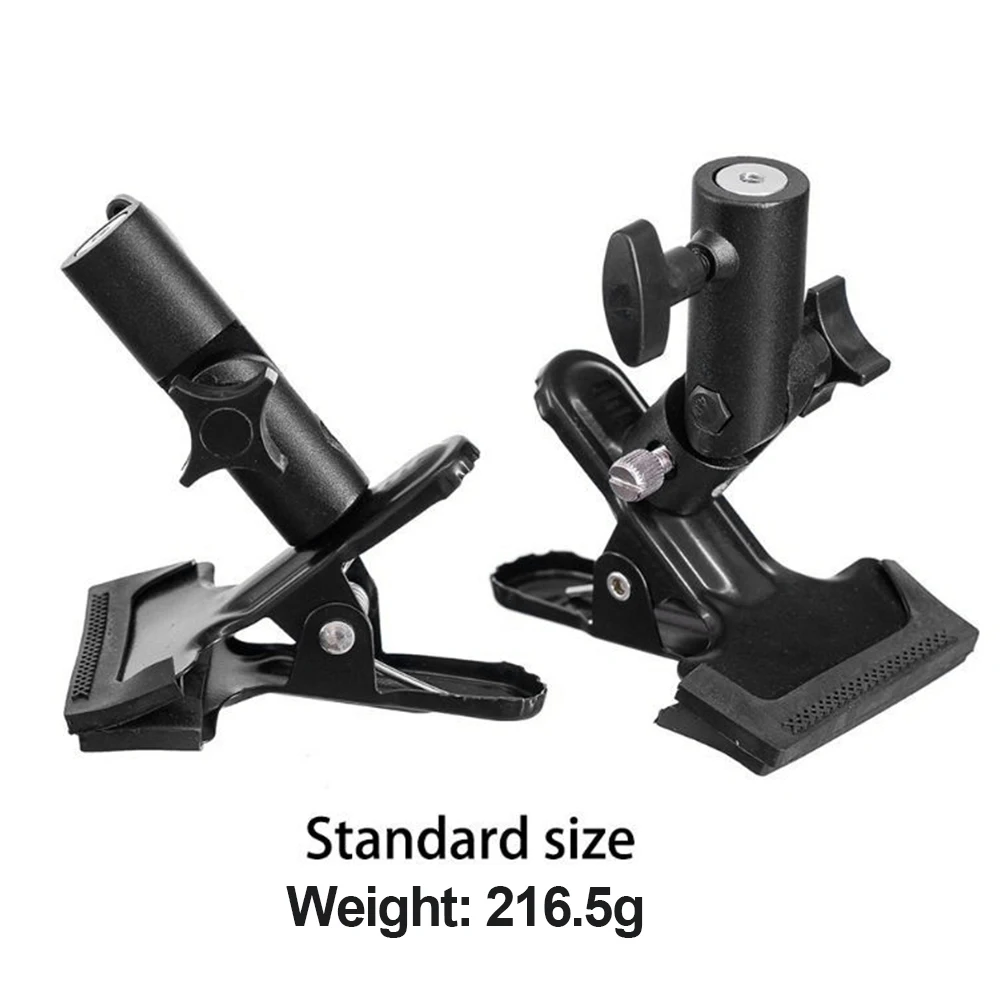 Reflector Clamp Clip Holder Light Stand Attachment 1/4\