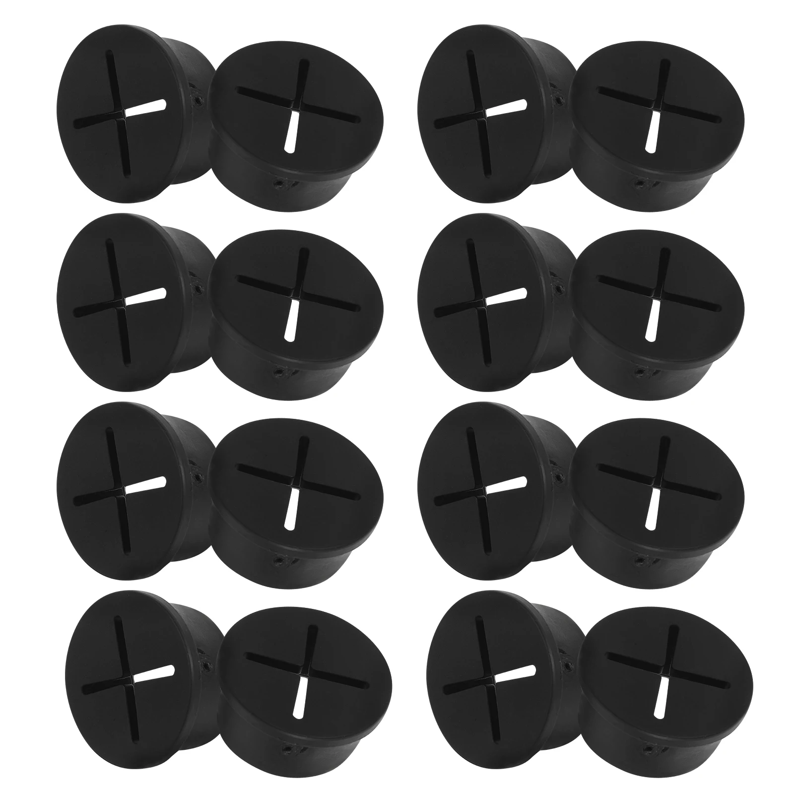 

20 Pcs Cable Grommets Rubber Wire Hole Cover 25mm Diameter Office Desk ganizer Furniture Accessory White Color