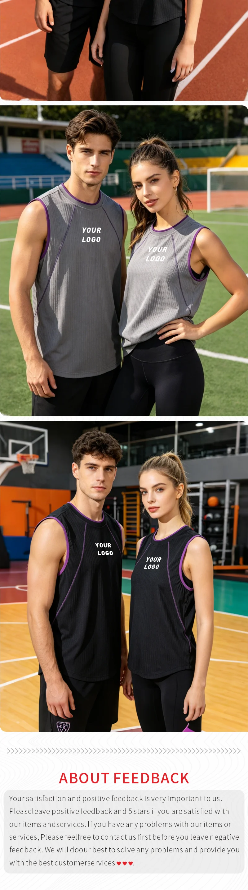 Maßgeschneiderte Weste mit kostenlosem Logodruck, Lauf-Tanktop, Sommer-Sport-Gym-Schnelltrocknendes Trainings-Workout-Singlet, Fitness-Ärmelloses Shirt – Detail 4