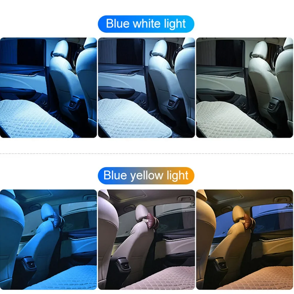 USB Car Interior Ambient Light 5V Wireless Auto LED Reading Lamp Auto Ceiling Lamp Night Light For Automobiles Family Party