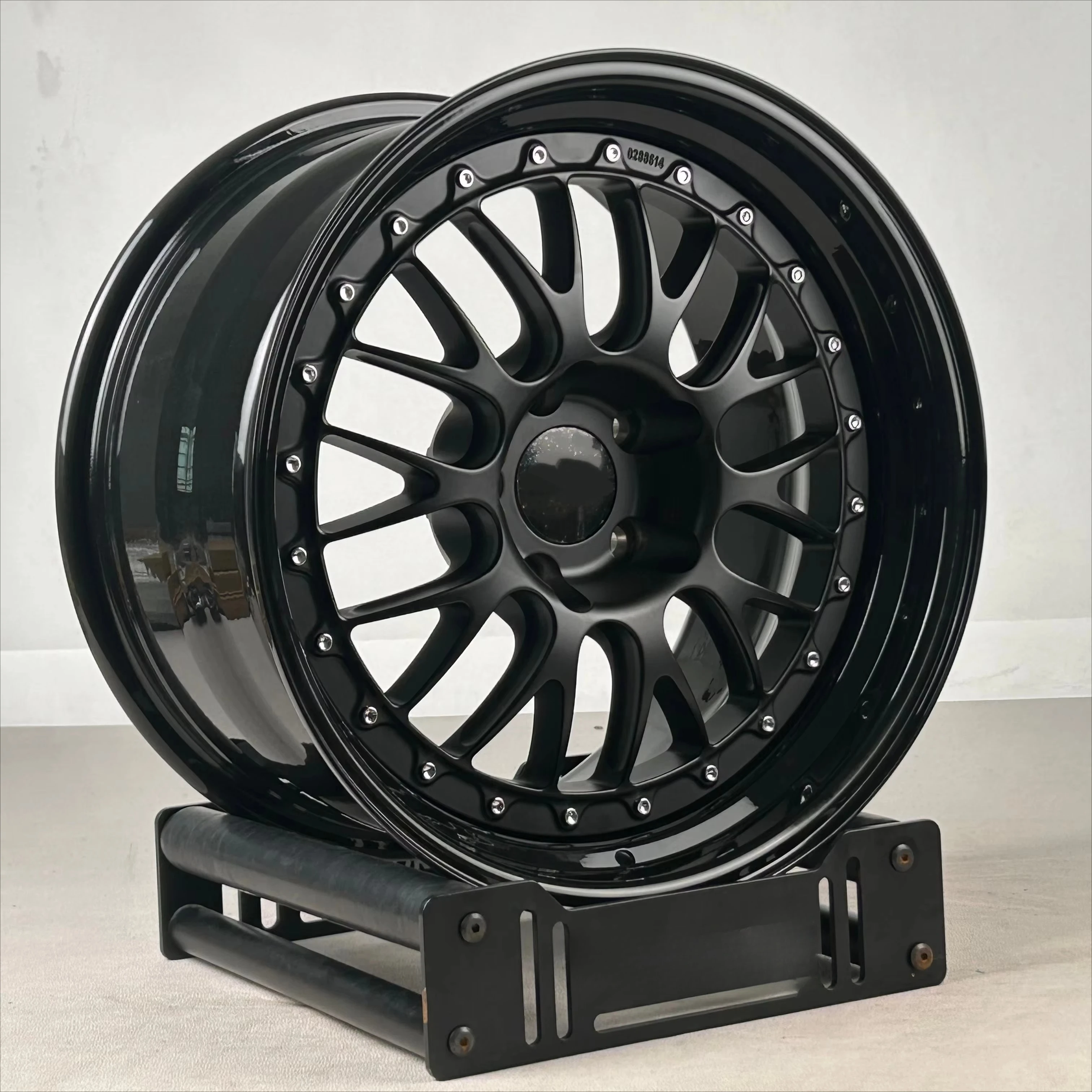 

Bku 3 Piece Wheels E88 for Porsche 991 Carrera 4S 911 Turbo S 992 GT3 RS 20 21 Inch Custom Double Step Lip Black Alloy Rim