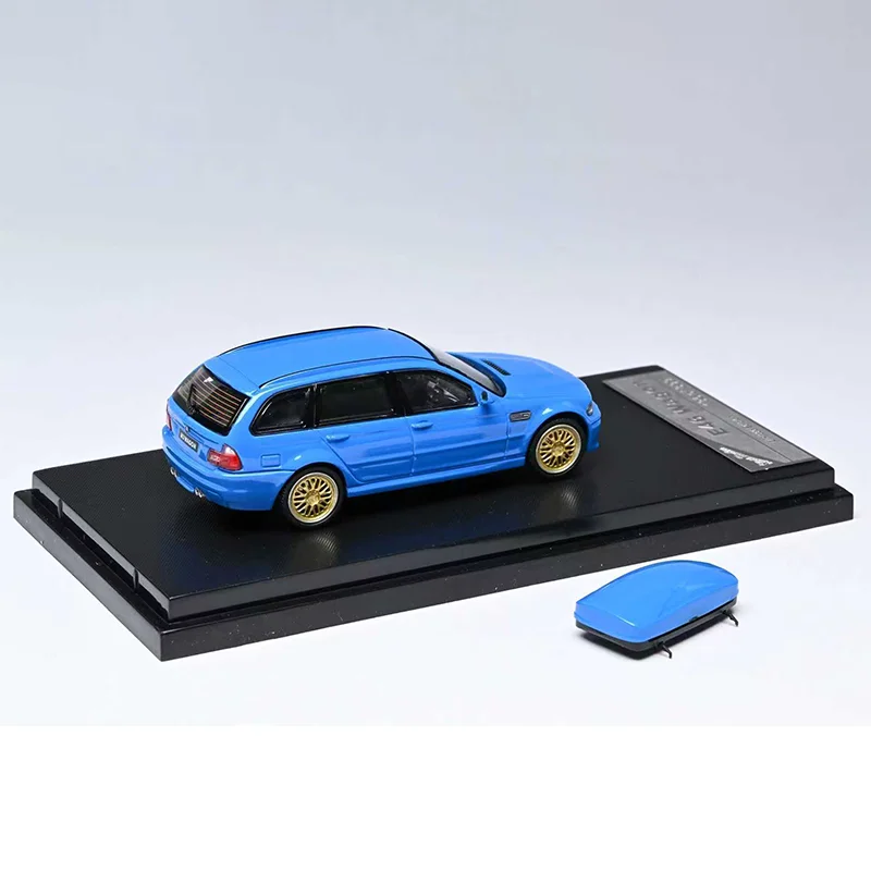 Stance Hunters 1:64 M3 E46 Earthenware Jar Travel Edition Simulação Liga Modelo de carro fundido em miniatura Brinquedo de coleção personalizada
