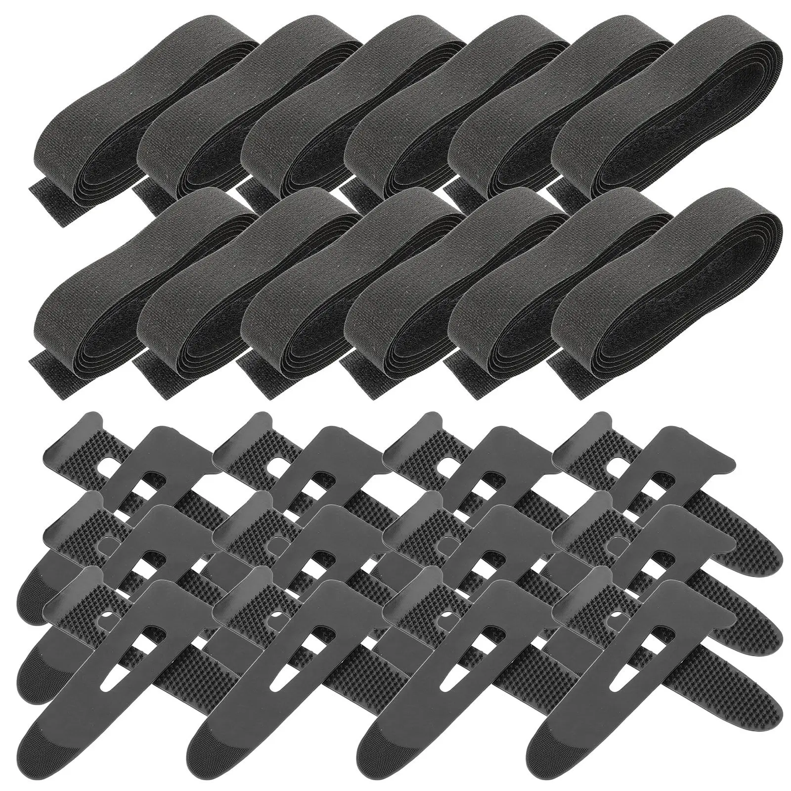 

12Sets Winter Jacket Cuff Sticky Band Adjustable Sleeve Tightening Tape for Down Parkas Hiking Skiing Outdoor Clothing Repair