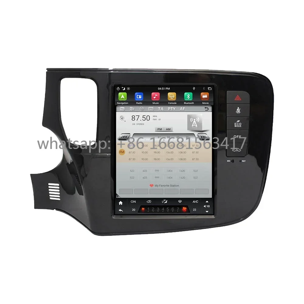 

For MITSUBISHI Outlander 2014+ Android 9.0 Car Radio GPS Navigation Unit Car Auto Radio Tape Recorder Multimedia Player Carplay