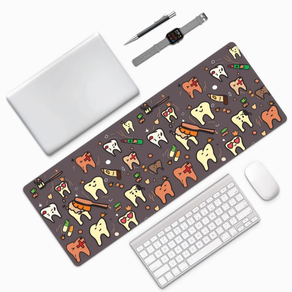 Dentist Pack Large Mouse Pad Computer Keyboard Mouse Mat Gamer PC Laptop Desk Mat Office Accessories Table Mats