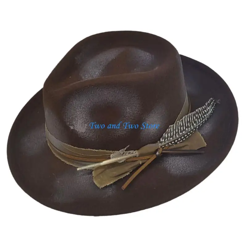 

HX6F Unique Distressed Paint Cap With Detail Casual Wear For Women
