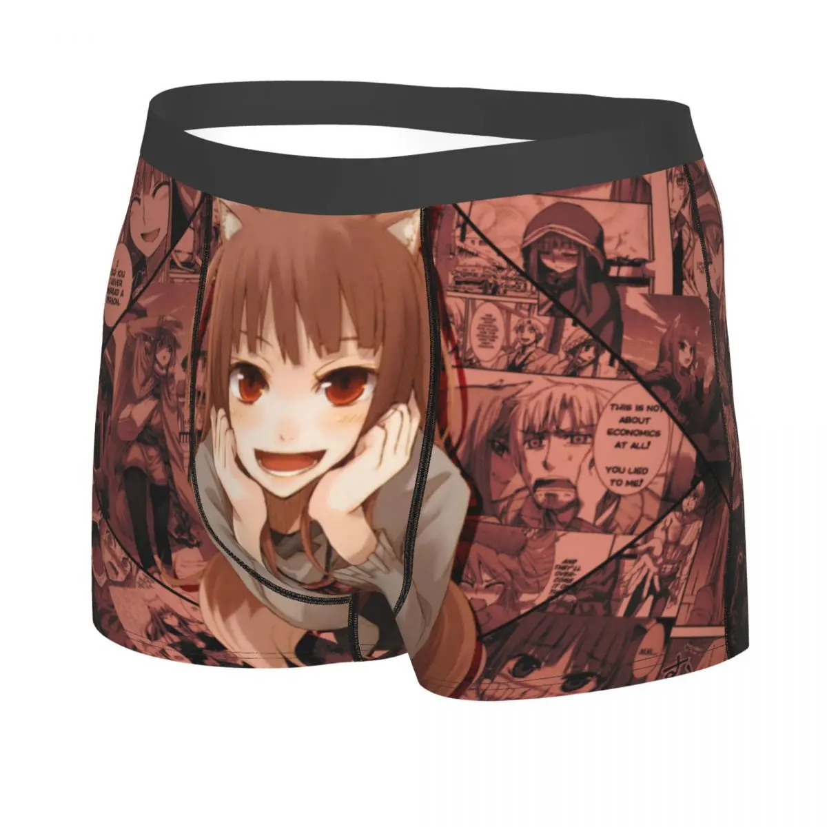 Spice And Wolf Holo Men Boxer Briefs Underwear Manga Cut Highly Breathable High Quality Gift Idea