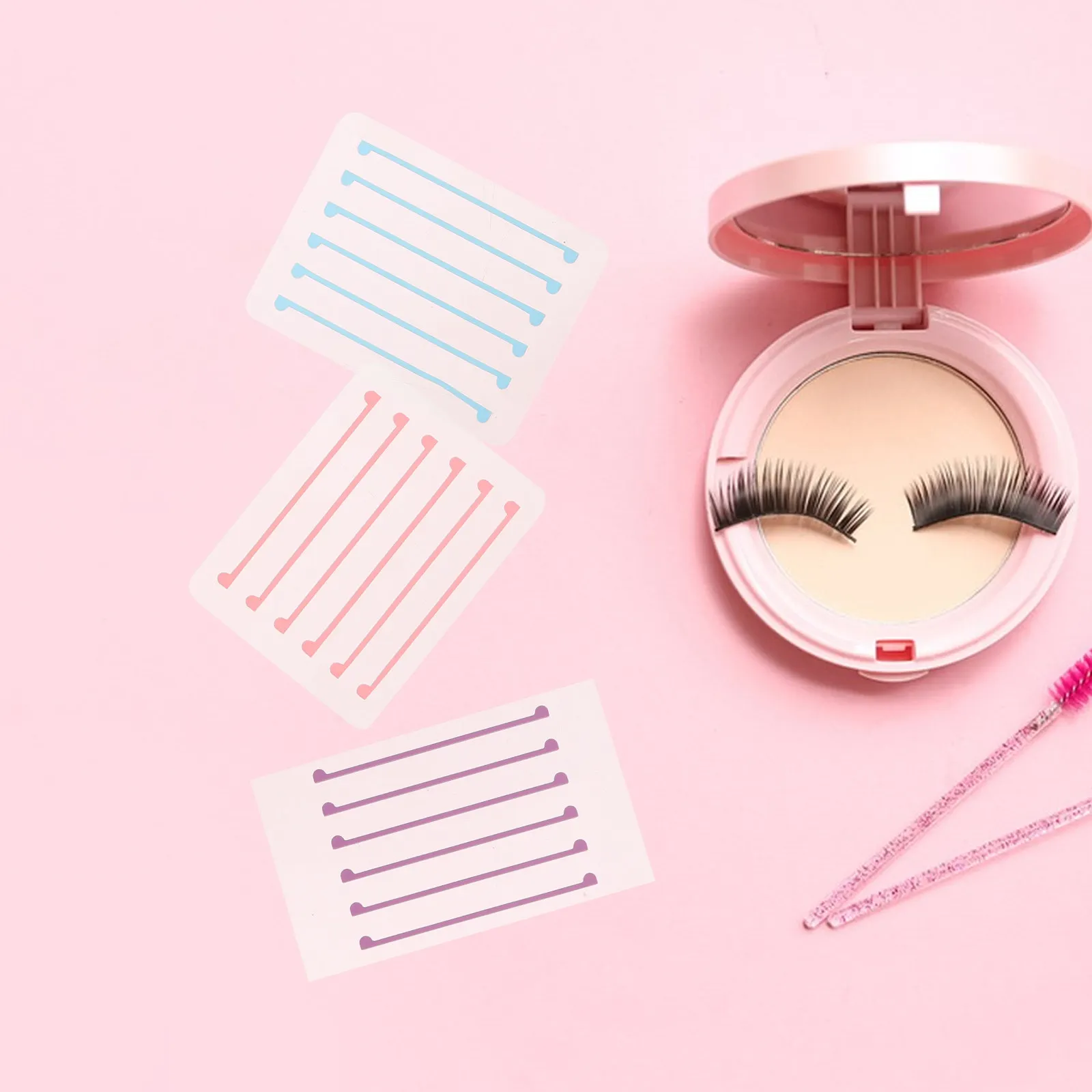 

Silicone Eyelash Curler Pads Vibrant Color Reusable Lash Lift Shields for Eye Protection Soft Comfortable Fit for Salon