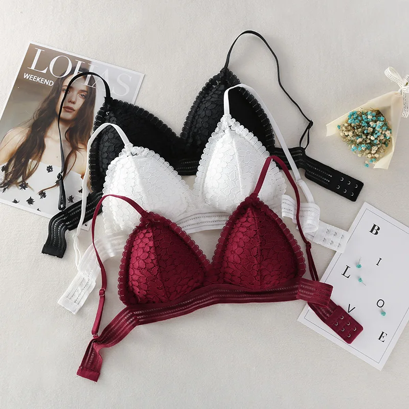 

Sexy Bralette Wireless Lace Bra Woman Underwear 2025 Soft Comfortable Tops Intimates Lingerie