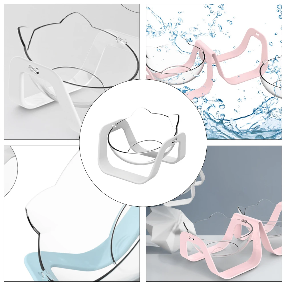 

Inclined Cat Premium Anti-Slip For Cats Cervical Protection Water Cat Food Container Pet Feeding Supplies Pet