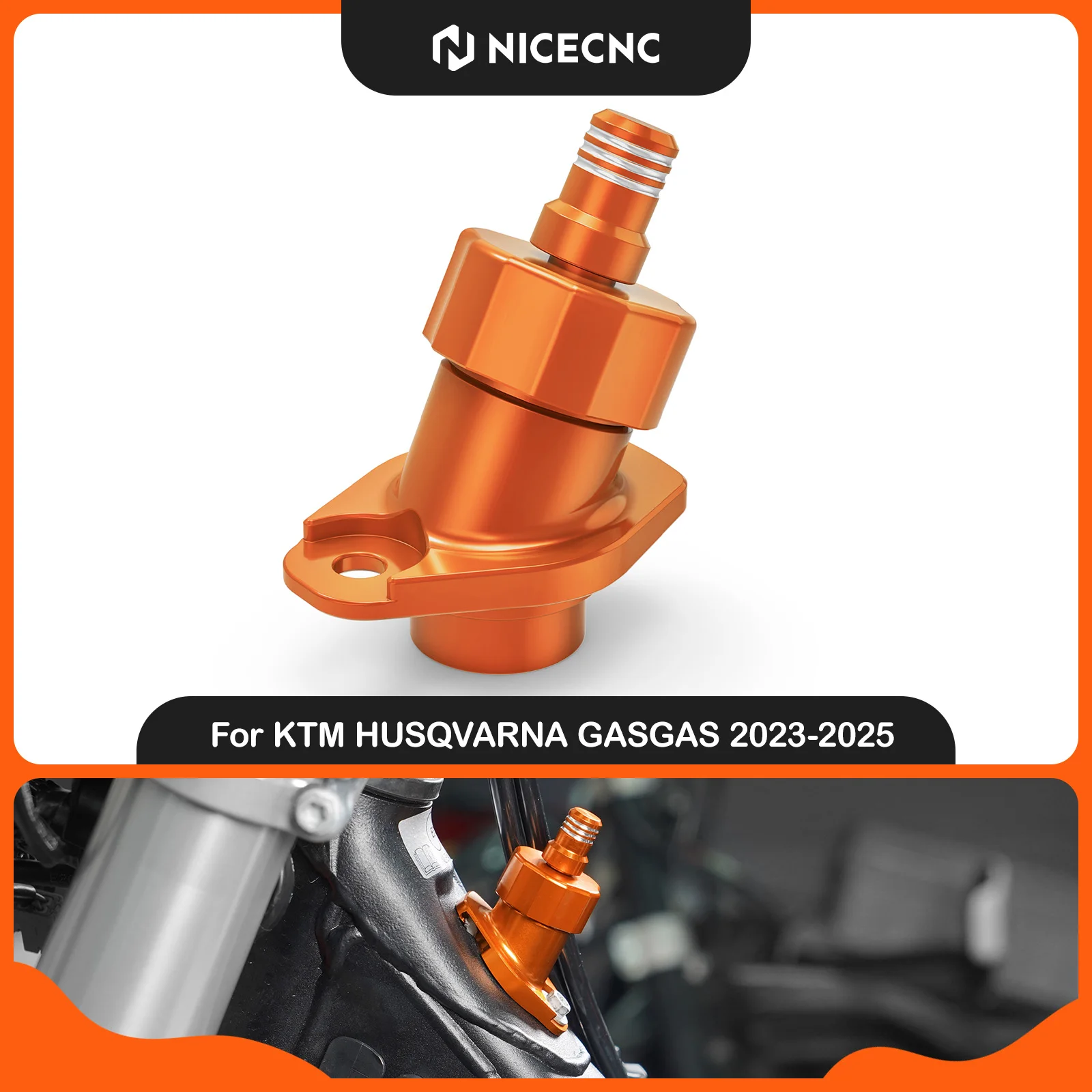 NICECNC For KTM EXC 300 2024-2026 Oil Fill Filler Cap Guard Cover Protector Motorcycle For KTM EXC 250 XCW 300 Husqvarna GasGas