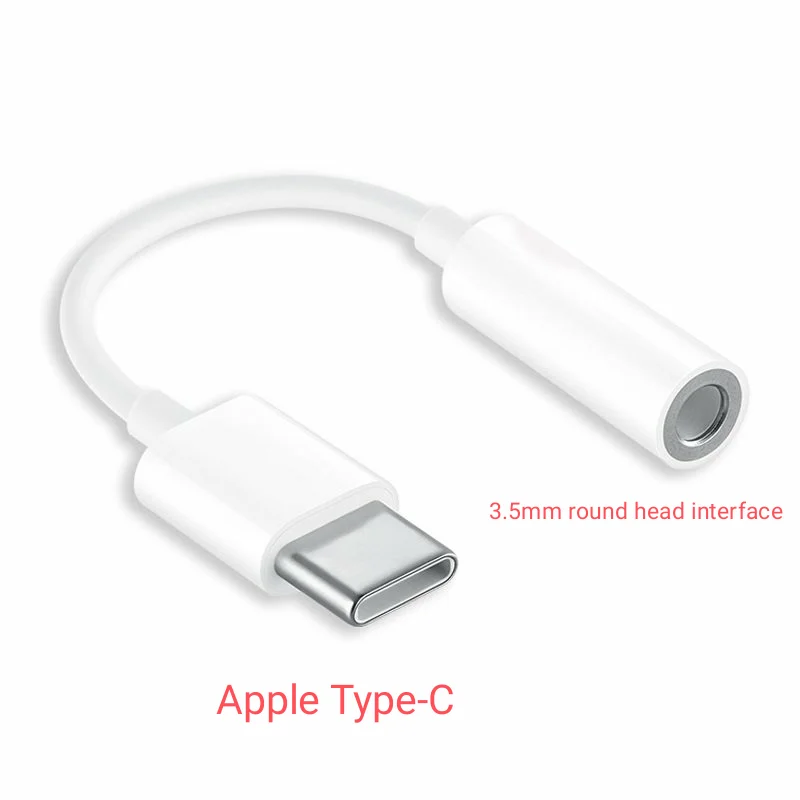 

Подходит для конвертера Apple 15/16 plus/promax, адаптер для наушников iPad Pro, кабель аудиоадаптера с круглой головкой типа C на 3,5 мм.