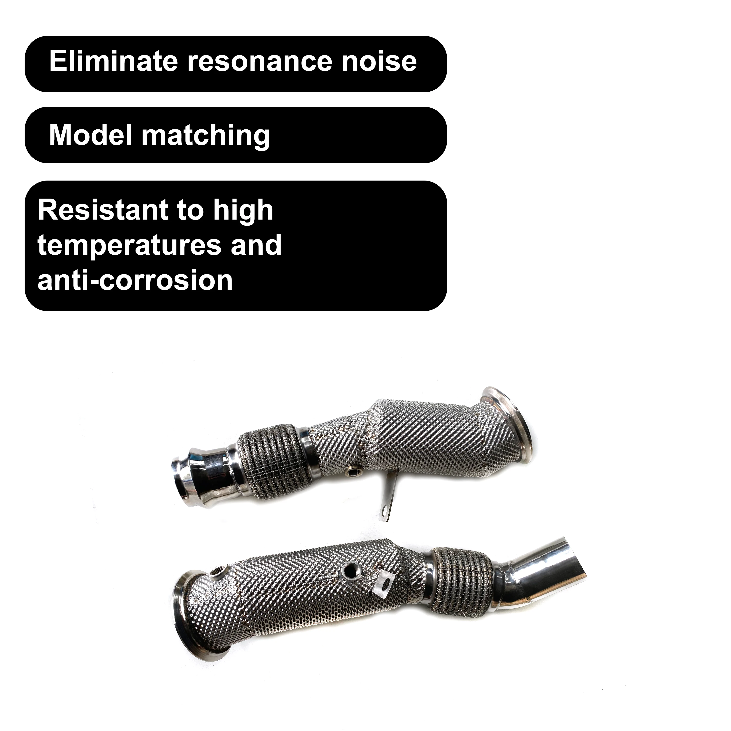ACE SUS304 Hochleistungs-Downpipe für BMW N20 F30 G20 G28 325i 330i 2.0T B48 mit Katalysator Auspuffkrümmer Auspuffrohr – Detail 6