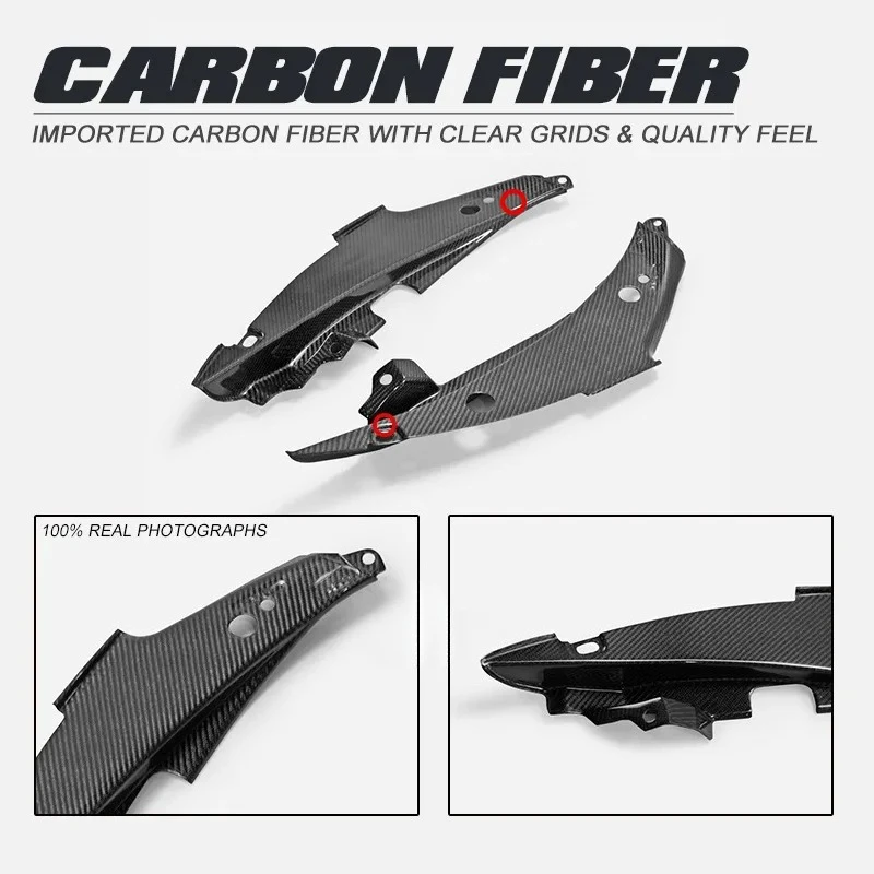 SAAR Compatible with Honda FK2 Civic Type R Carbon Fiber Modification Parts Front Bumper Radiator Cooling Plate Engine Compartme