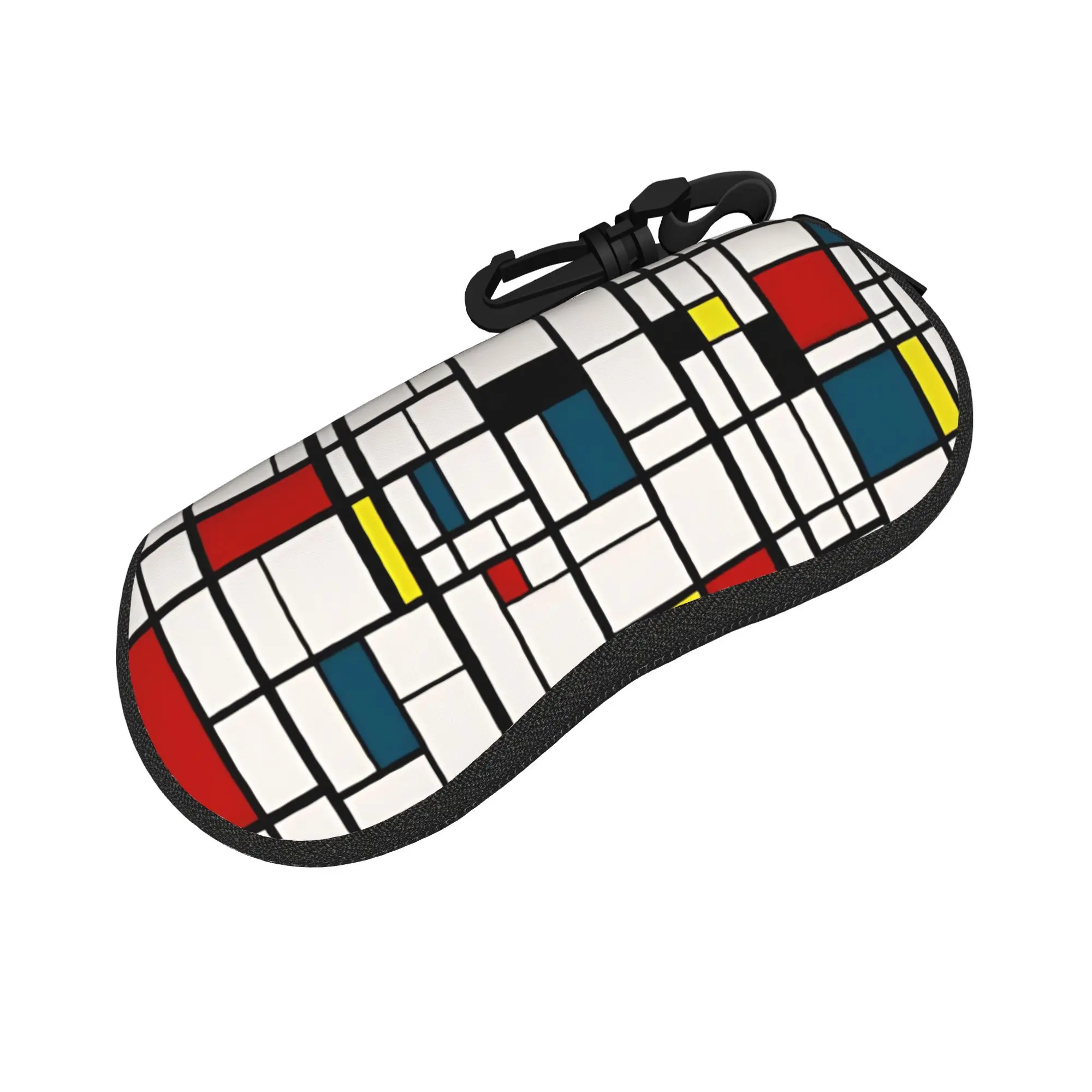 Cute Cartoon Glasses Case  Piet Mondrian De Stijl Merch  Accessories  Eyewear Storage Box Ins Style Eyeglasses Box