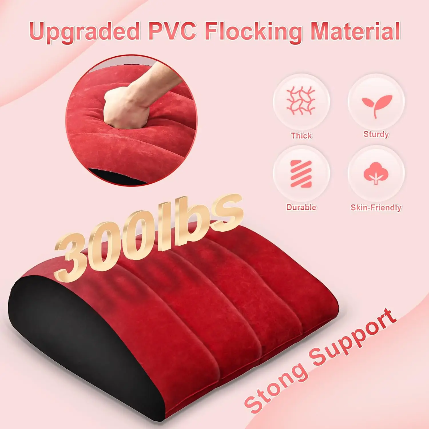 G Spot Sex Pillow Cushion Adult Sex Toy for Couple Mount Sex Furniture for Women Men Position Ramp inflatable Pillow Couple Play