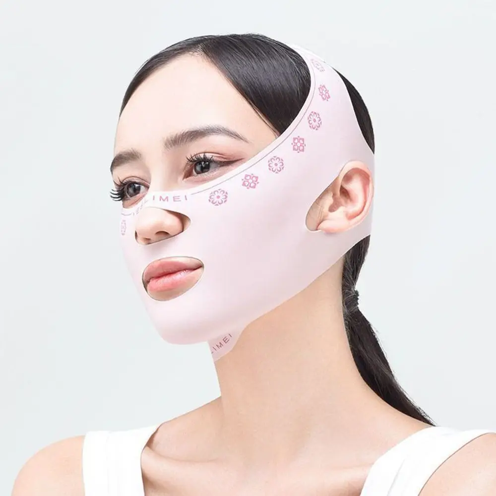 Adjustable Face Sculpting Sleep Mask Elastic Breathable V Line Shaping Mask Slimming Strap Skin Care Lifting Tightening Mask