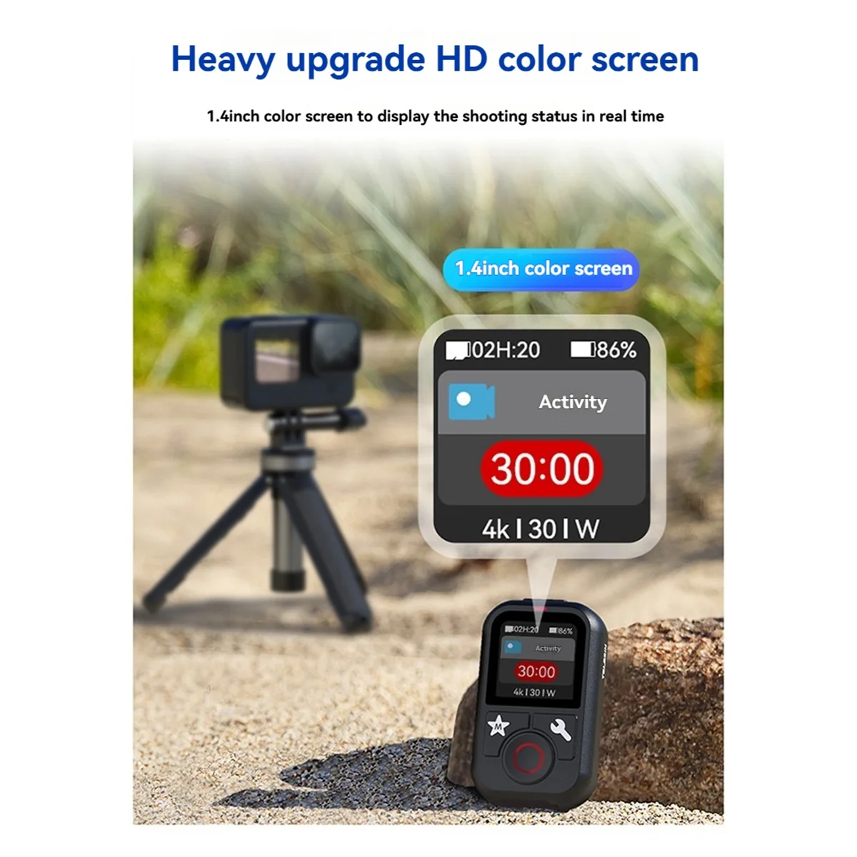 【قسيمة مستخدم جديدة!】جهاز تحكم عن بعد بلوتوث TELESIN T13 لـ GoPro Hero 13/12/11/10/9/ Max، التحكم في كاميرا الحركة مع حزام المعصم