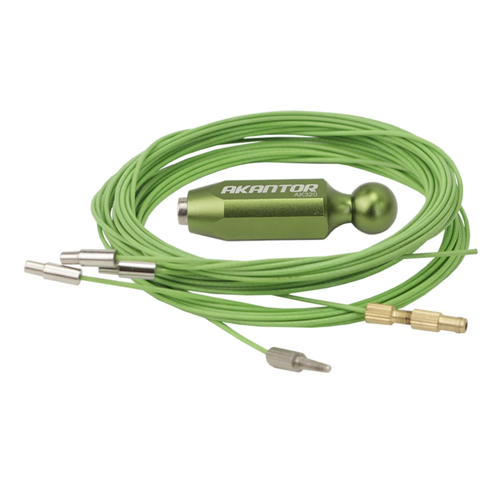 أداة توجيه الكابل الداخلي للدراجة AKANTOR AK متينة للغاية لإطار الدراجة الهوائية التحول سلك هيدروليكي كابل ناقل الحركة Ins #2