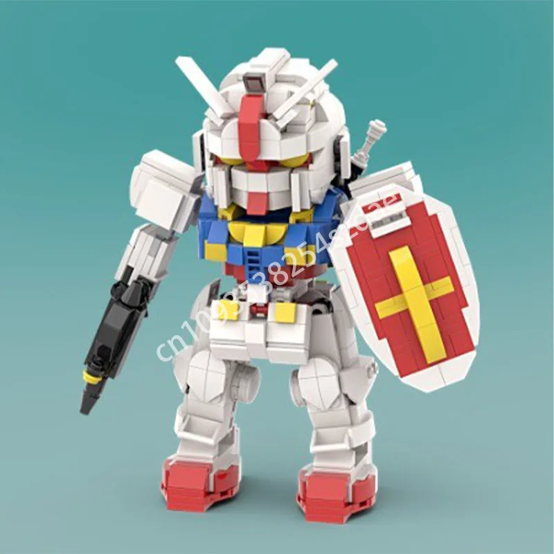 

720 шт. MOC FIRST универсальный гуманоид Mecha строительные блоки детские рождественские игрушки подарок практические пластиковые детские игрушки