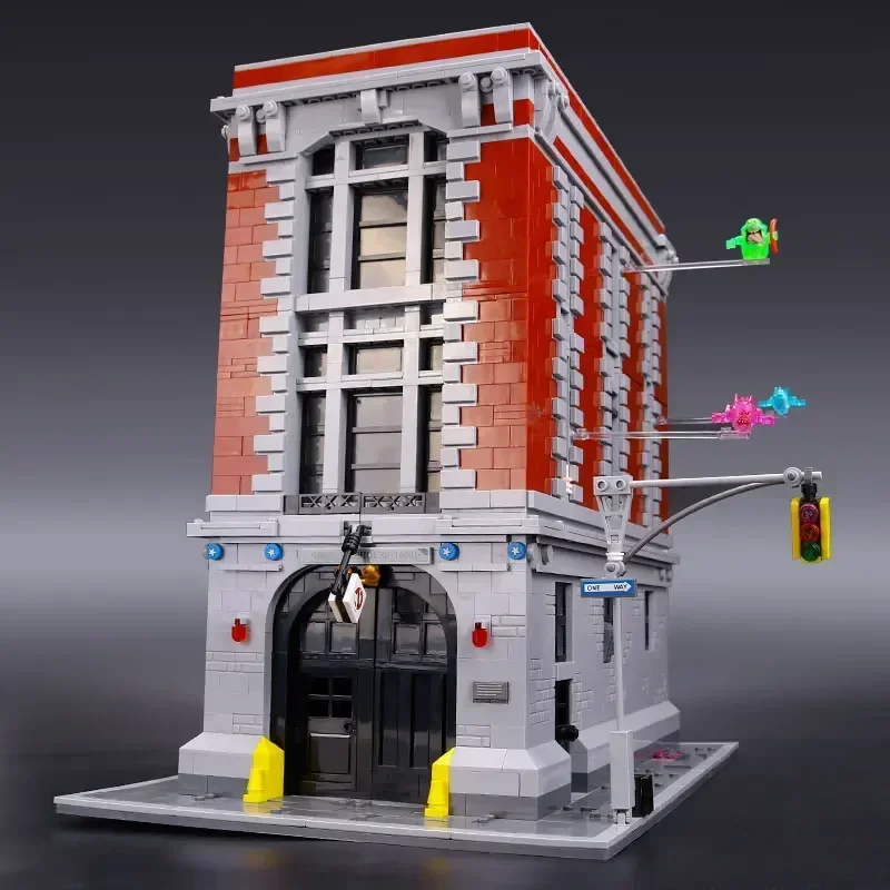 Nuovo 16001 Ghostbusters Firehouse Headquarters 4634PCS Building Blocks Kit di mattoni compatibile 75827 regali di compleanno di natale