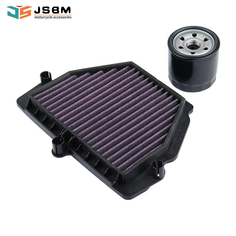 JSBM Motorcycle High Flow Air Filter Oil Filters For CFMOTO 650SR 675SR-R 675SS 675NK CF650-10 675 NK SR-R SS SR 0700-07200 view 2