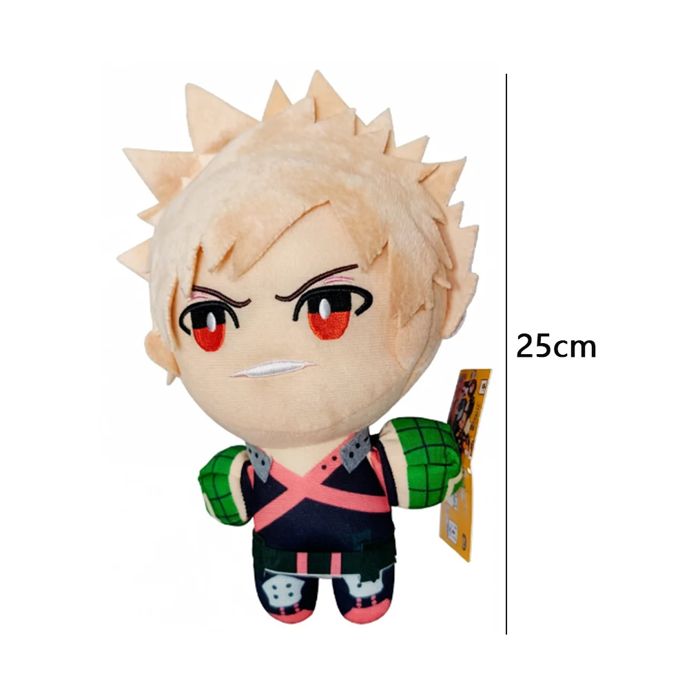 2026 New Jouet en peluche de dessin animé My Heroes Academy, 3 styles, Izuku Midoriya Katsuki Bakugou Shouto Todoroki, Gifts