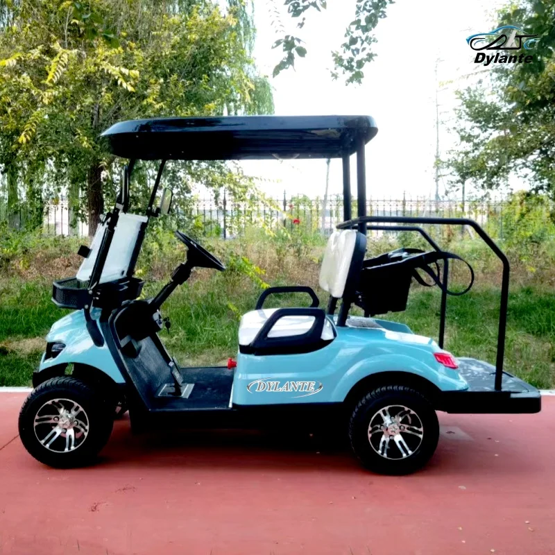 Best Selling Street Legal and Golf Course 2 Seater Hunting Off-Road Electric Golf Cart 60V Single Row Sport Scooter ODM Custom