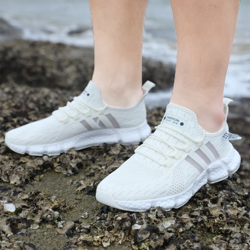 أحذية الجري المبردة بالهواء للجنسين، أحذية رياضية كاجوال عصرية قابلة للتنفس للرجال والنساء والأزواج بجودة أعلى