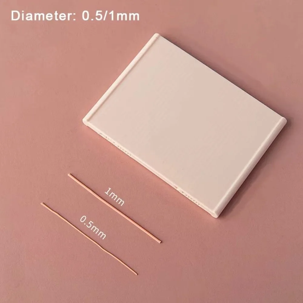 0.5-5mm Clay Strip Rolling Mold DIY Hand Rolling Lightweight Polymer Clay Tool Multi Thickness Easy Operation