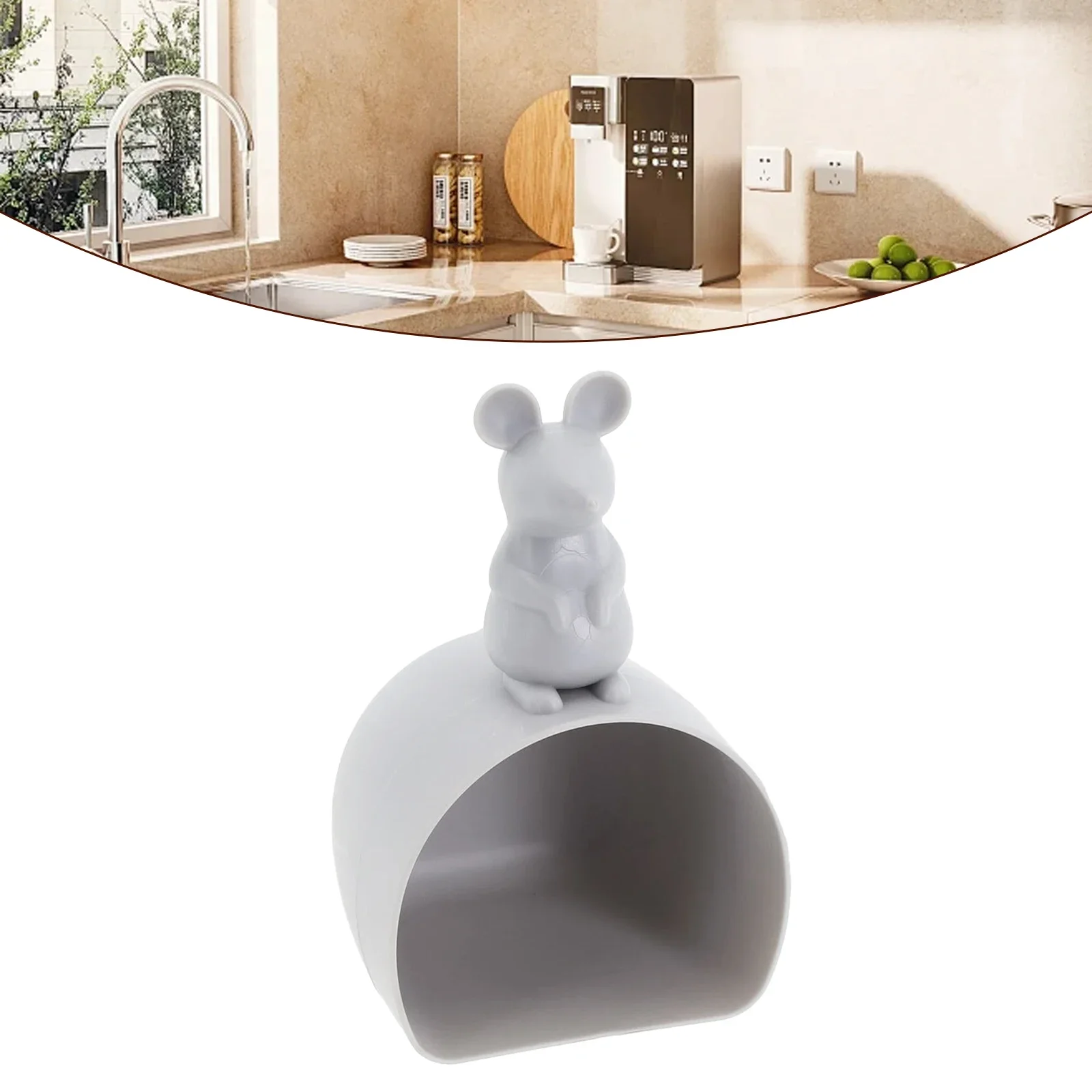 Rice Measure Spoon Cartoon Rice Cup Lightweight Multi-fuctional Plastic Rice Grain Flour Shovel 1PC Kitchen Tool Hot