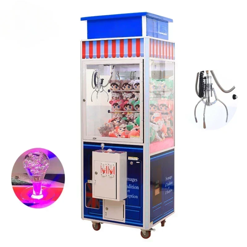 Children Play Coin Toy Crane Claw Machine In Video Game Room (Dingpin DP-M33)