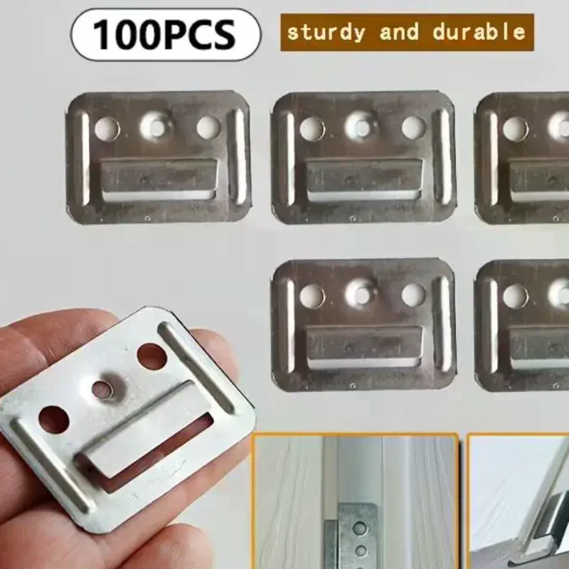 100Pcs WPC Wall Panel Clips Metal Clip For Wpc Wall And Ceiling Fluted Cladding Clip Only Indoor And Outdoor Various Sizes