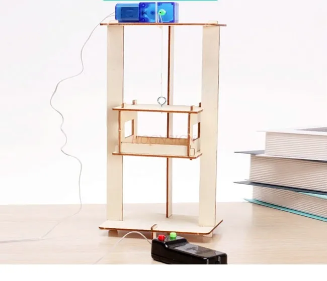 Student manual science small experiment elevator lift children's technology small production DIY small invention science play